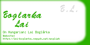 boglarka lai business card